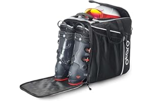 Otaro Premium Skischuhtasche mit Helmfach XL | Innovative Raumaufteilung & Hochwertige Verarbeitung |Deutsches Start-Up Unterstützen! Nie Mehr Chaos beim Skiequipment - Skischuhe-Tasche-Skitasche-Ski