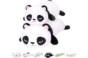 Mewaii Largo 65cm Peluche Almohada Suave de Animales Muñecas de Peluche Almohada Juguetes Regalo, Panda