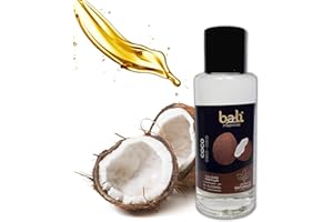 PRACTICOSA Bali fragancias Esencia al Aceite de Coco para Humidificador. Ambientador Dulce y Tropical en Esencia para Difusor. Aceite Natural para Quemador de Aromaterapia. 50 ml