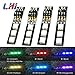 Price comparison product image LHI 7 Colors RGB 5050 LED Strip Night Light 12V with DIP Switch 30mm Wire for ZMR250 QAV250 FPV 250 RC FPV Quadcopter (4PCS)