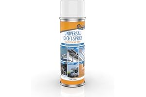 DIP TOOLS DIP-Tools - Espray sellador elástico universal - Potente spray sellador perfecto para canalones, como spray de sellado para barcos y universal para caravanas (1x500ml, negro)