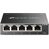 Tp-Link Tl-Sg105E Switch 5 Porte Rj45 Gigabit 10/100/1000 Mbps, Monitora La Rete, Priorizza Il Traffico E Configura Vlan, Str