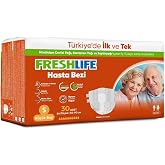 Fresh Life Belbantlı Hasta Bezi Islaklık G&ouml;stergeli Small 30 Adet