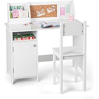LIFEZEAL Table Enfant Avec 2 Chaises, Meuble Enfants Avec Espace De Rangement Caché, Charge 30KG