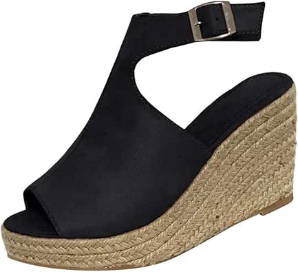 Espadrilles Compensees Fermees Femme Marron 38 Eu Chaussures Femme Chaussures Plates