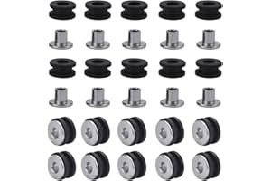 STCRERAG 20 Kit Motorcycle Rubber Grommet, Pressure Relief Motorbike Rubber Washers M6 Motorcycle Fairing Bolts Motorcycle Fairings Grommets Accessories for Fairing Cowling