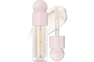 ‎ERINDE Erinde Liquid Highlighter Makeup, Face Highlighter Bronzer Makeup Stick, Natural Glossy Finish Blush, Lightweight Blendable Silky Smooth Cream Face Illuminator Makeup, Cruelty-free, 01# STARLIGHT