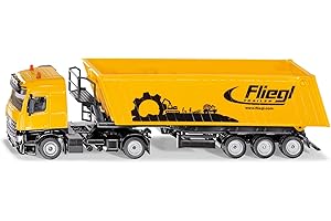 siku 3537, Camion à benne basculante, 1:50, Métal/Plastique, Rouge, Benne basculante