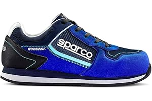 Sparco - Gymkhana - Scarpe Antinfortunistiche Leggere - Metal Free - Suola Antiscivolo Resistente al Calore da Contatto (HRO) - Calzatura di Sicurezza Stile Sneakers