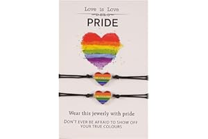 Charinor Pride Armband,LGBTQ Geschenke, 2 Stück Pride Armbänder