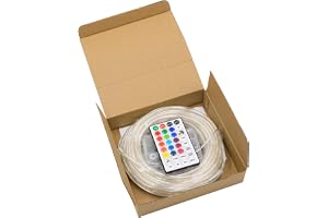 Bonbela RGB 16 Färger Flexibelt Rörljus, Trampolinljus, Dekorationslampa för Utomhusbruk PVC