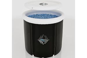 ISTOCK LTD Chill Lax Pod Ice Bath Tub Outdoor with Lid: 320L Cold Water Therapy Tub for Recovery and Cold Plunge, 5 Layers Portable Ice Bath Plunge Pool