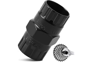 UNILLEA Estrattore Pignone 2-in-1 per Bici Compatibile 5-12 Velocità, Smontaggio Cassetta e Ruota Libera, Attrezzo Professionale in Acciaio Temperato per Shimano SRAM, Utensile Universale