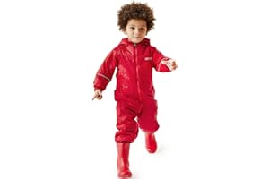 Regatta Splosh III Waterproof And Breathable Insulated Lightweight all-in-One, Tuta Antipioggia Bambino