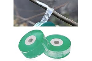 SHOWLL veredelung Ruban transparent, 2 pcs bouchon ruban, l'humidité, pied ventouse dehnbare Barrière Plante réparation Jardin Graft Homme outils