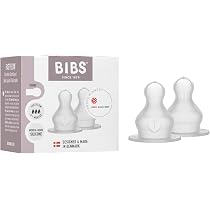 Biberon In Vetro BIBS Anti-Coliche Set Da 2, 225 Ml, Tettarella In Lattice, Colore Blush/Woodchuck