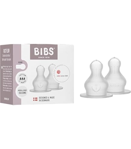 BIBS Flesspeen Rond - Slow Flow - 2 Pack - Latex