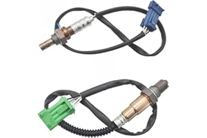 CUTEAS De Sonde Lambda Capteur D'oxygène Lambda O2 pour Peugeot 1007 106 206 207 306 307 406 407 607 pour BIPPER pour Partner 1.1 1.4 1.6 I 16V 96368765 9657632980 Sonde D’Oxygène(2 Oxygen sensors)