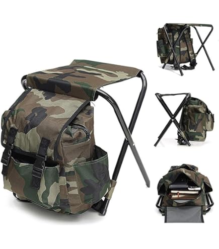 Sac à Dos Isotherme + Chaise Pliante Livoo SEP140 - Pour Camping Et Pique-nique - NEUF