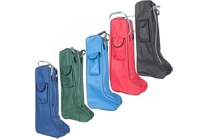 ‎RL24 RL24 - Reitstiefeltasche Basicline | Stiefeltasche für Reitstiefel | 2 Tragegriffe & Seitenfach | Tasche für Reitschuhe | Stiefel Transporttasche in Schwarz o. Dunkelblau | Maße 62 x 32 x 18 cm