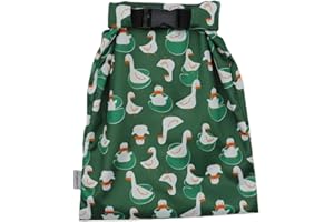 Hisprout Grab and Go Waterproof Washable Reusable Buckle Design Diaper Wet Bag (Duckling)