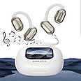 Erazer Over The Ear Earbuds Xp2, Erazer Over The Ear Earbuds, Erazer Xp2 Earbuds, Erazer Earbuds, Erazer True Wireless Open Ear Earbuds Bluetooth 5.4 with Touch Screen Case Ipx5 Waterproof (White)