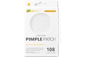 Pimple Patches for Face—Hydrocolloid Acne Patches, 5 Sizes (8/10/12/14/16mm), 108 ct.—Tea Tree, Salicylic Acid & Centella—Min
