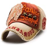 Cotton Baseball Cap Vintage Adjustable Baseball Cap Distressed Trucker Cap Leisure Outdoor Cap Unisex