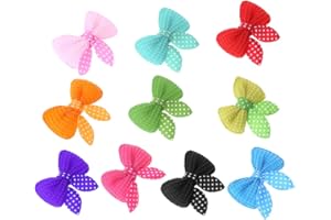 Demiawaking Lot de 10 pinces à cheveux pour animal domestique, chat, chien, chiot - Couleurs mélangées