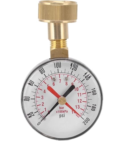 2 Manomètres Pression Eau 10 Bar - Raccord 3/4" - Mesure Hydraulique Système Filtration