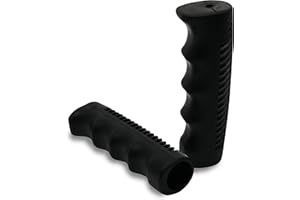 LOEVELOSI Ollanda Paire de poignées de vélo style hollandais rétro Noir