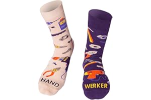 Happy Words Lustige Socken Herren und Damen - Geschenke für Frauen und Männer - Baumwollsocken Größe 35-40/41-46 - Hochwertige Herren Socks Women und Man- Gute Laune Socken Bunt - Bunte Socken