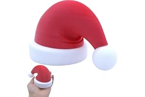 ‎AIDODIA AnhäNgerkupplung Abdeckung WeihnachtsmüTze - 3D Gedruckt Kappe AnhäNgerkupplung Abdeckung Lustig- Verhindert Rost des EmpfäNgerrohrs (1)