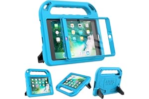 Surom Kids Case for iPad Mini 1 2 3 - Light Weight Shock Proof Handle Stand Cover Case with Built-in Screen Protector for iPad Mini 1 / iPad Mini 2 / iPad Mini 3 - Blue
