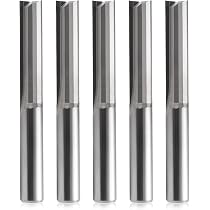 Fraise à Queue En Métal Dur CNC Ø 2 Mm - Pour Aluminium, Plastique Et Bois - 2 Lames - Qualité Professionnelle