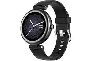 SHANG WING Lynn Smartwatches for Women,1.1inch Display Screen Fitness Watch for Women,Small Stylish Smart Watch with Pedometer Sleep Monitor SpO2-Monitor Heart Rate Fitness Watch for Android iOS
