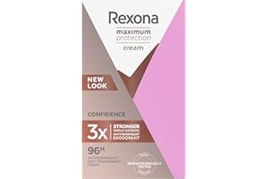 ‎REXONA REXONA Maximum Protection Anti-Transpirant Cremestick Confidence Deo mit 48-Stunden-Schutz für langanhaltende Frische 45 ml 1 Stück