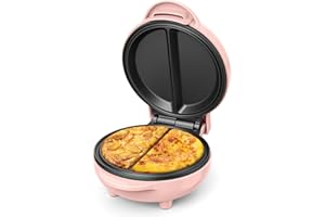 OSTBA APPLIANCE OSTBA Omelett Maker, 550W Mini Omelettbereiter für Omletes, Doppelseitige Erhitzung, Antihaft-Kochfeld, Leicht zu Reinigen, Kompaktes Design, Rosa