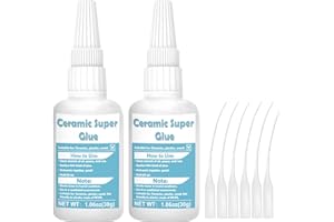 KINTSUKUROI 60 g di colla in ceramica, colla per porcellana e ceramica, immediatamente appiccicosa e impermeabile, colla in porcellana per riparazione istantanea di ceramiche, piastrelle, metallo, posate, vetro