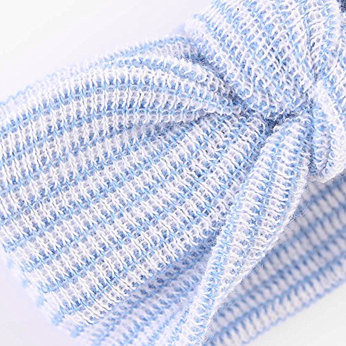 Demiawaking Baby Kinder Mädche Bowknot Stirnband Baumwolle Stretchbar Schmetterling Knoten Haarband - 8