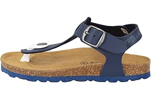 Trollkids Sandale für Kinder mit enorgonomischem Fußbett ALESUND, Marineblau Größe 32
