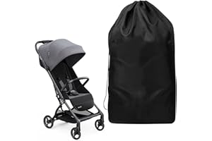 SXCCNW Transporttasche für Kinderwagen, Kinderwagen Tasche für Flugzeug Reisen, Schutzhülle für Kinderwagen Transporttasche Flugzeug für Kinderwagen für Kinderwagen, Schutzhülle 117 x 53 x 33 cm Schwarz