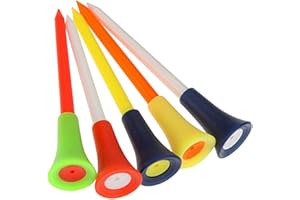 Luwu-Store Lot de 50 tees de golf en plastique durable 83 mm