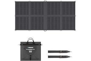 Renogy Panneau solaire pliable 200 W, type N 25% haute efficacité, léger, portable, pliable, panneau solaire pour activités de plein air indépendantes du réseau, SUV, camping-car, camping, IP65