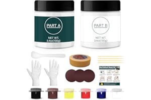 LAMXIN Fibreglass Repair Kit for Boats, 200g Gel Coat for Boats Used to Repair Cracks Scratches Chips Holes Gaps, Suitable for Fiberglass, Porcelain, Acrylic