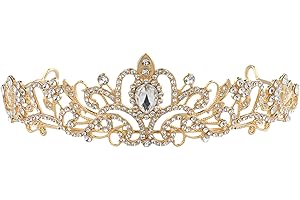 AOMHREK DiadéM, Krone Damen Geeignet FüR Partys, Krone Feste, Abschlussball Haarschmuck