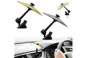 SGZIOO 2 Stück Car Cymbal Air Vent, Auto Crash Becken, Auto Trommel Lüftungsschlitz, Mini Car Drum Cymbals, auto Schlagzeug Becken für Alle Arten von Fahrzeugen, Gold, Silber