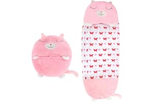 Discoball Kids Sleeping Bags, Plush Slumber Bag for Boys and Girls Kindergarten/Travel/Camping/Daycare