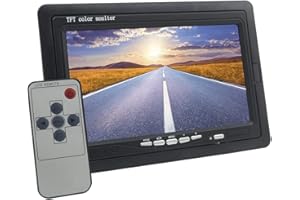 TEMPO DI SALDI Monitor LCD 7.0 Pollici Auto Con Telecomando 2 Ingressi AV Per Videosorveglianza