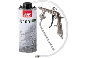 OLIGEI APP Carton de 6 Anti gravillons Noir U100 + 1 Pistolet à blackson